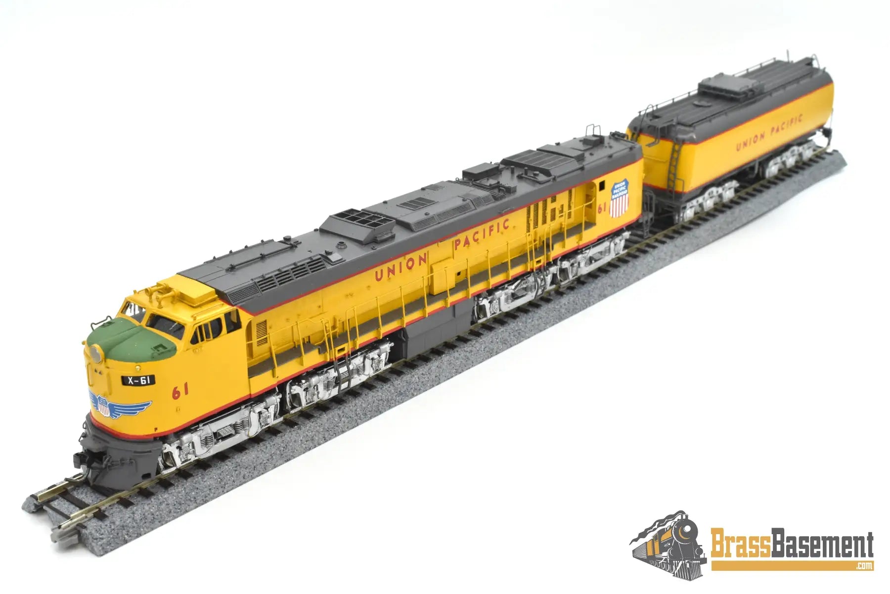 Ho Brass - Omi 5856.1 Union Pacific #61 Veranda Turbine W/ Special Aux. Tender Omicp