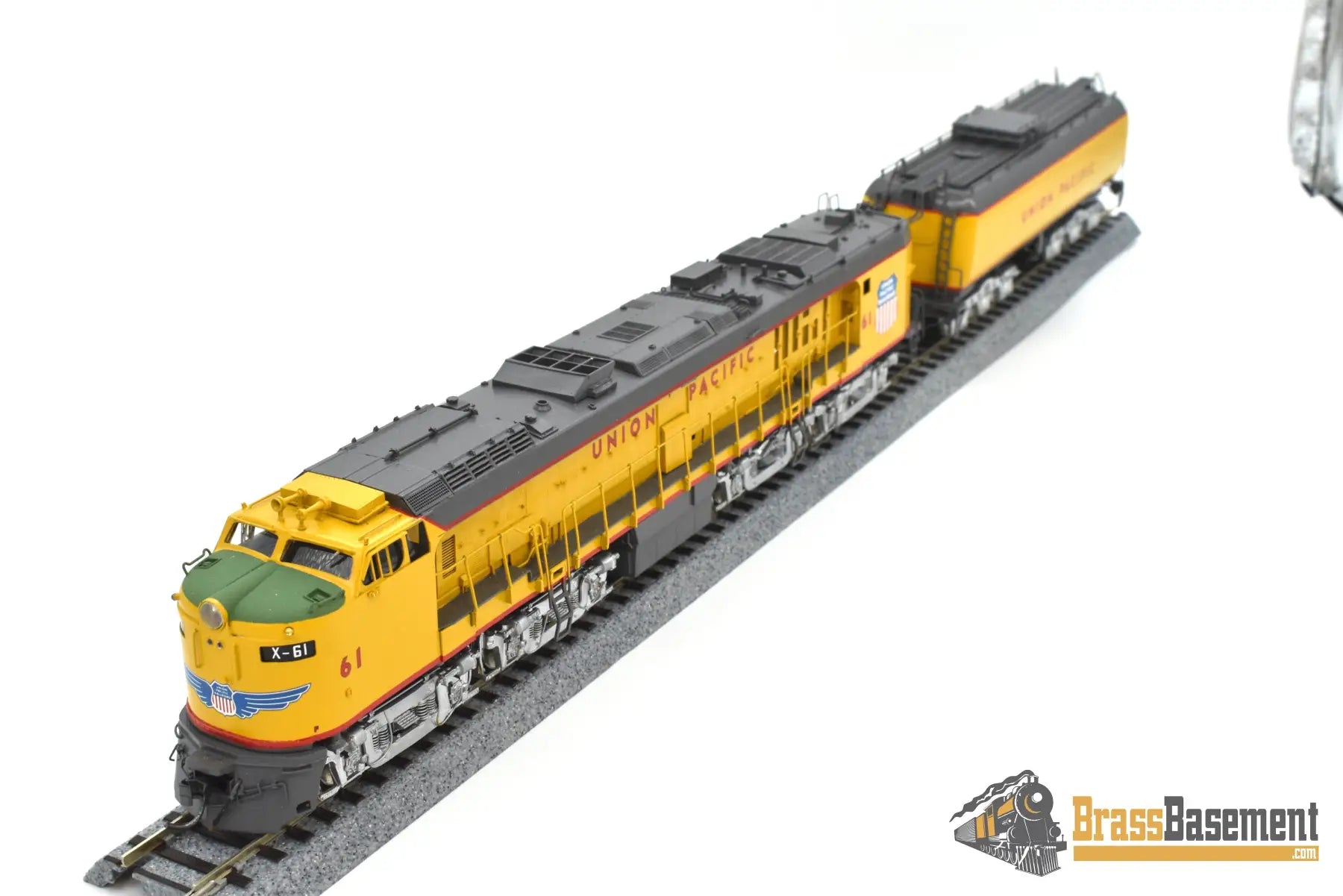 Ho Brass - Omi 5856.1 Union Pacific #61 Veranda Turbine W/ Special Aux. Tender Omicp
