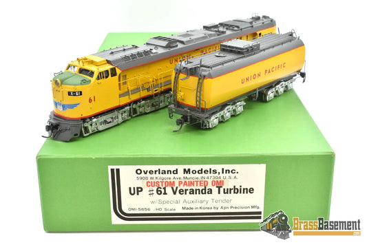 Ho Brass - Omi 5856.1 Union Pacific #61 Veranda Turbine W/ Special Aux. Tender Omicp