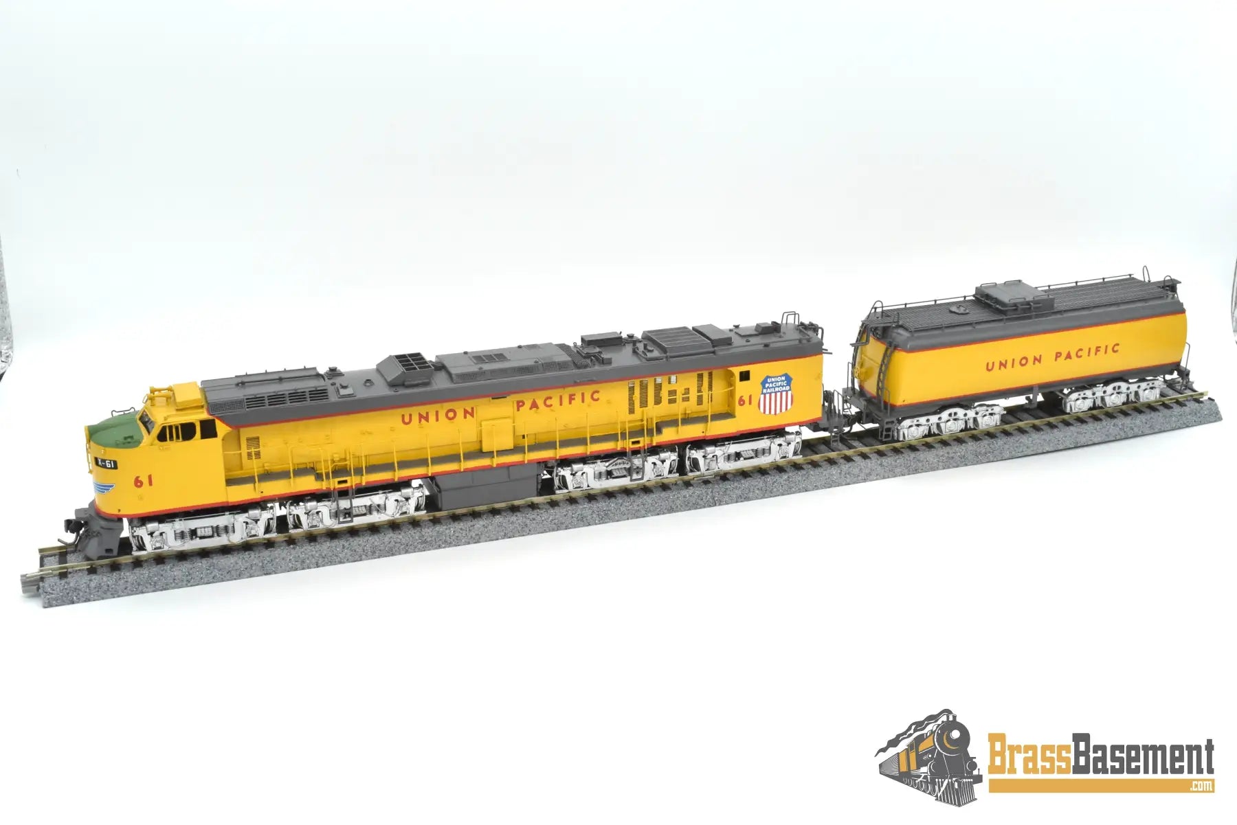 Ho Brass - Omi 5856.1 Union Pacific #61 Veranda Turbine W/ Special Aux. Tender Omicp