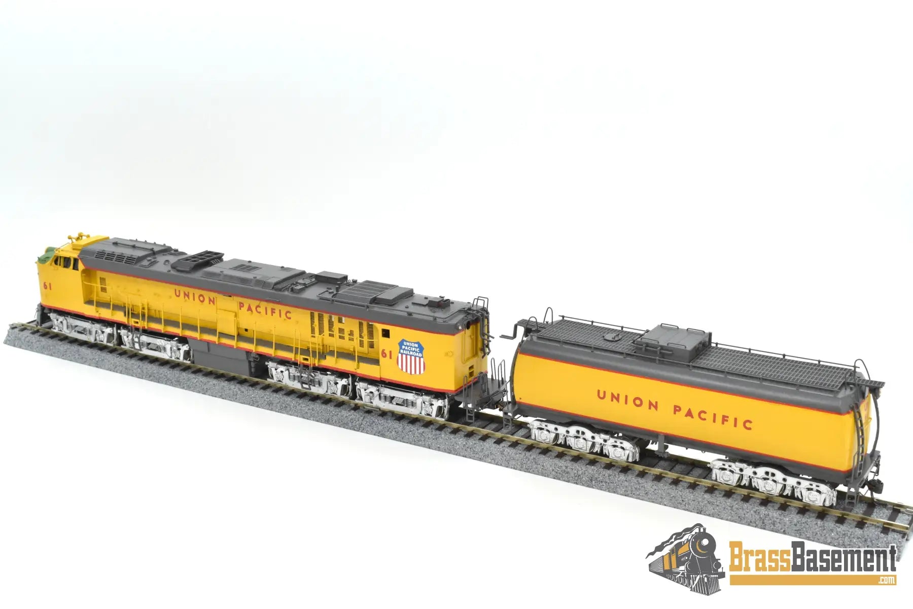 Ho Brass - Omi 5856.1 Union Pacific #61 Veranda Turbine W/ Special Aux. Tender Omicp