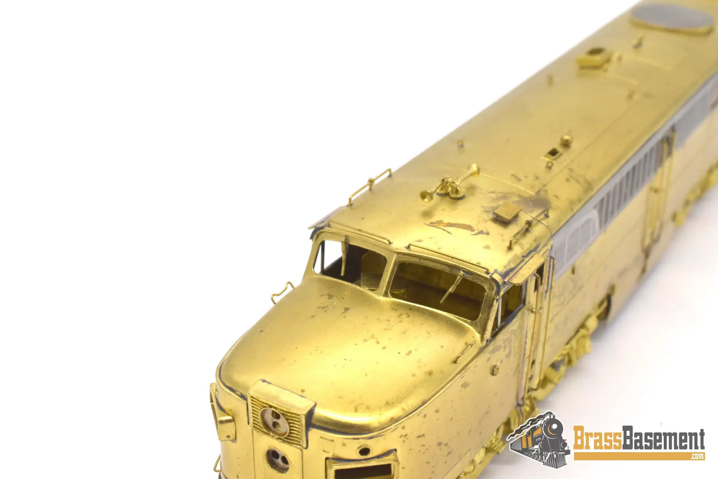 Ho Brass - Omi 5947 Wabash Pa - 1 Unpainted Diesel Tarnish & No Box