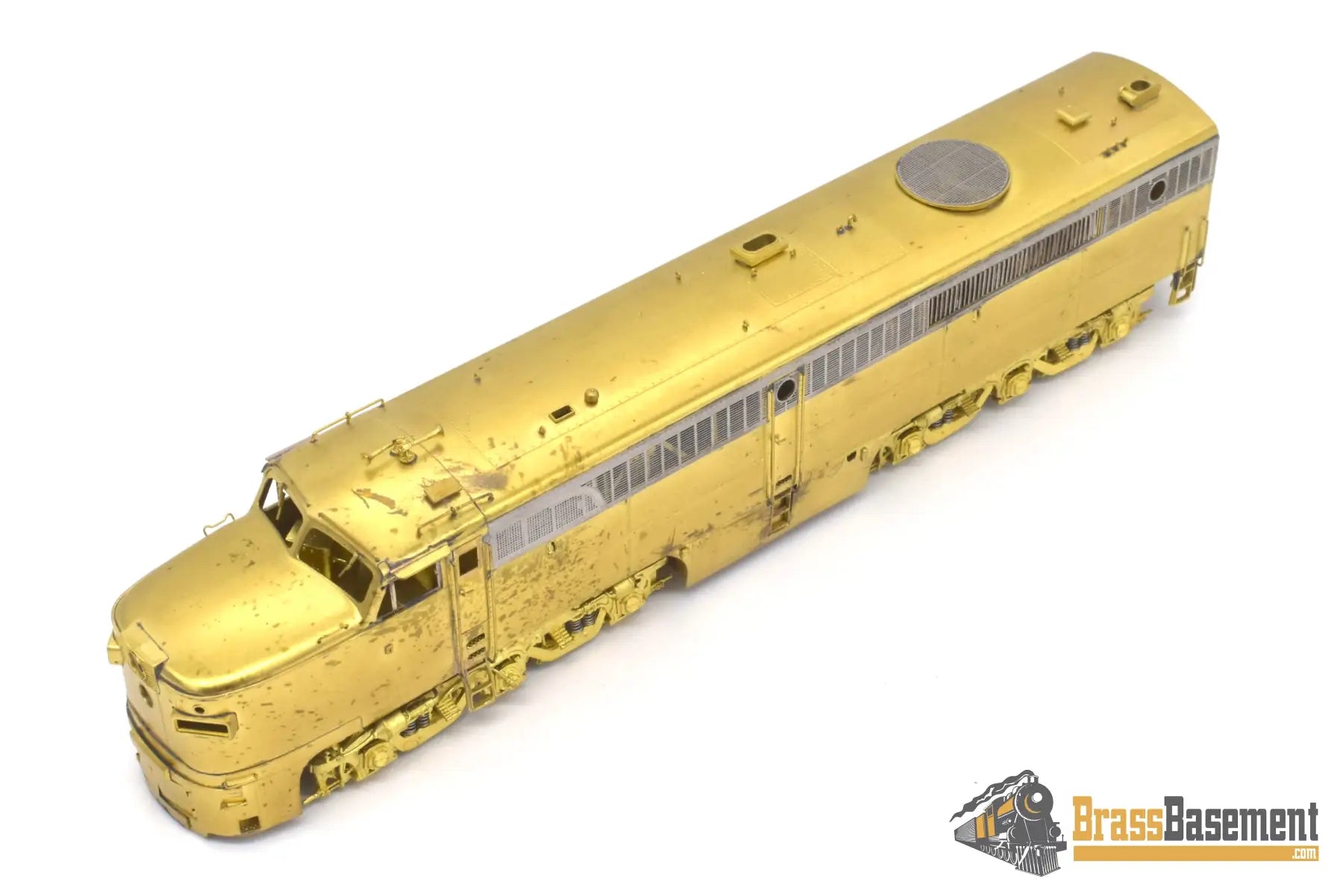 Ho Brass - Omi 5947 Wabash Pa - 1 Unpainted Diesel Tarnish & No Box