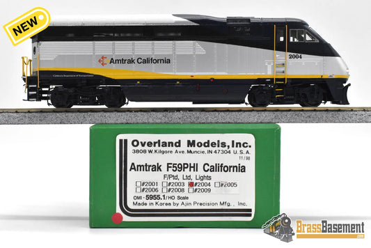 HO Brass - OMI 5955.1 Amtrak California F59PHI #2004 - F/P Mint Diesel