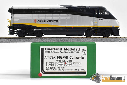 HO Brass - OMI 5955.1 Amtrak California F59PHI #2004 - F/P Mint Diesel