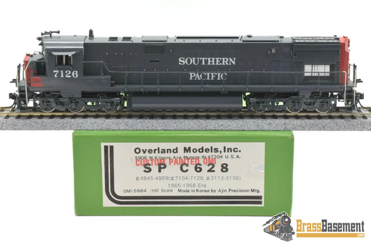Ho Brass - Omi 5984 Southern Pacific Sp C628 #7126 Custom Paint Turbine