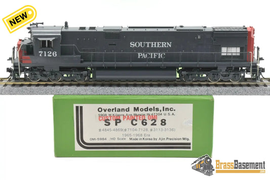 Ho Brass - Omi 5984 Southern Pacific Sp C628 #7126 Custom Paint Turbine
