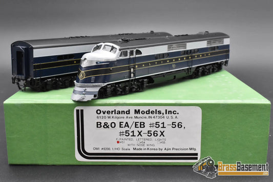 HO Brass - OMI 6200.1 B&O Baltimore & Ohio EA-EB As-Delivered W/ Nose Wings - FP Diesel