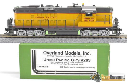 HO Brass - OMI 6214.1 Union Pacific UP GP9 #283 Extra Vents & Winterization - MINT Diesel