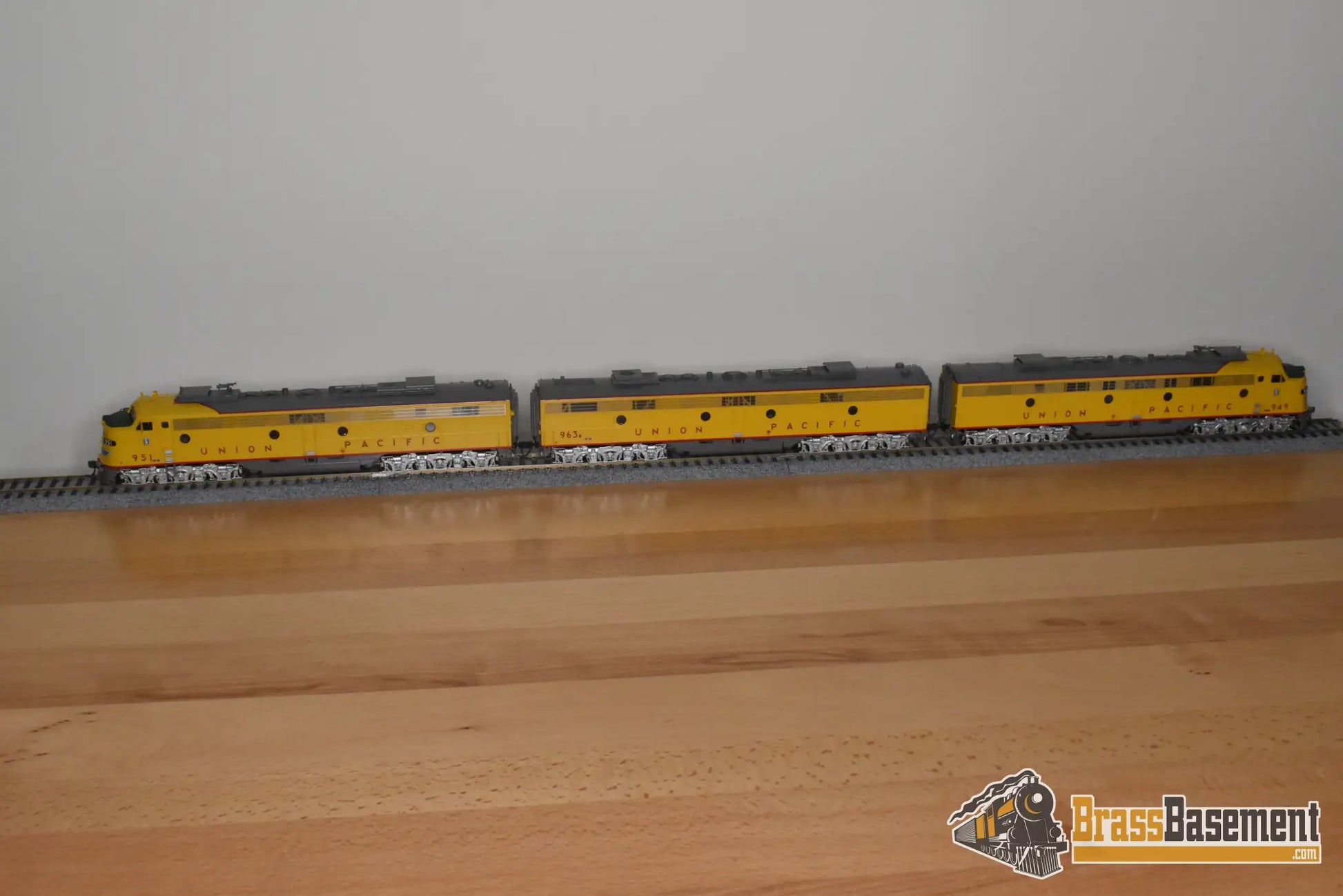 HO Brass – OMI 6225.1 UP Union Pacific E9 A-B-A Executive Unit Set – #949A #963B #951A – F/P - Diesel