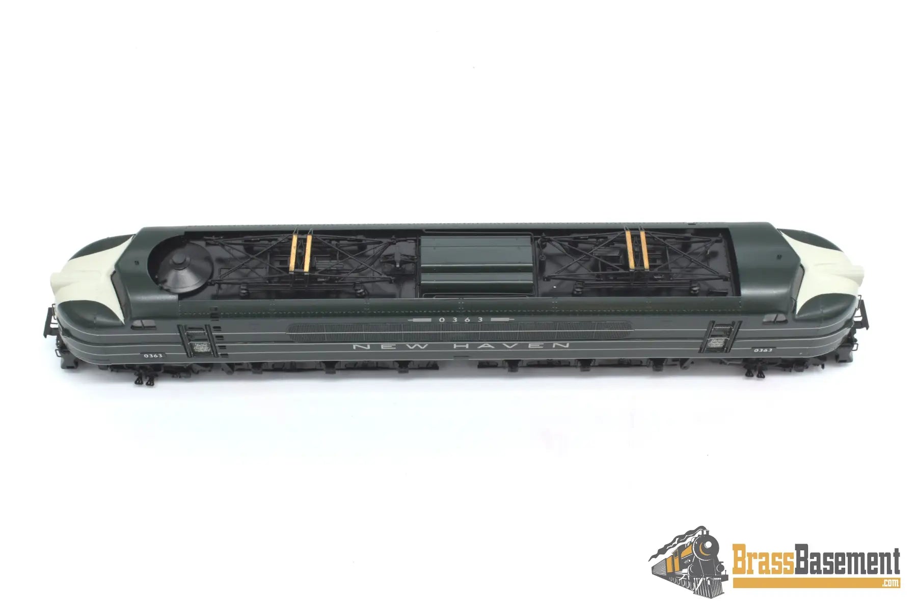Ho Brass - Omi 6287.2 New Haven Ep - 4 Passenger Electric Factory Painted Hunter
