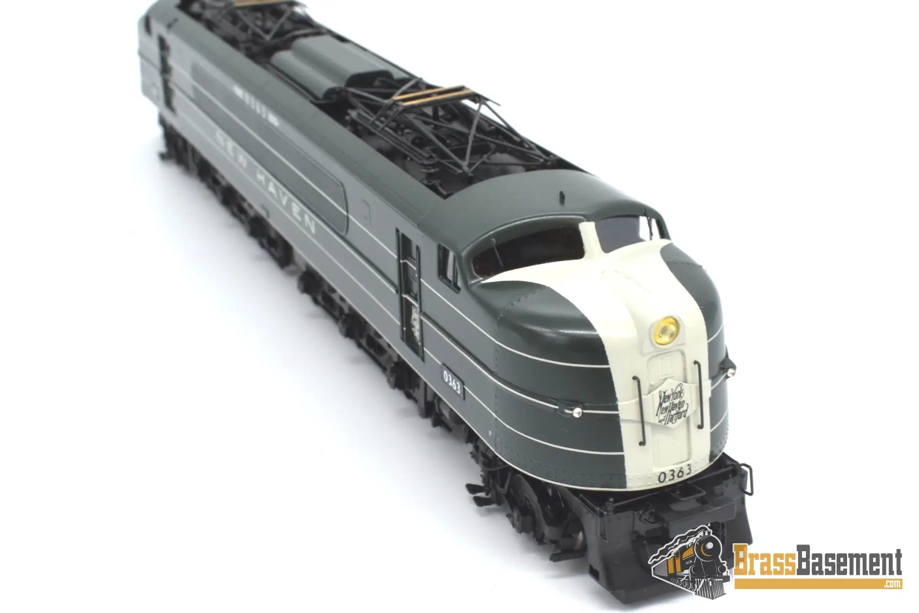 Ho Brass - Omi 6287.2 New Haven Ep - 4 Passenger Electric Factory Painted Hunter