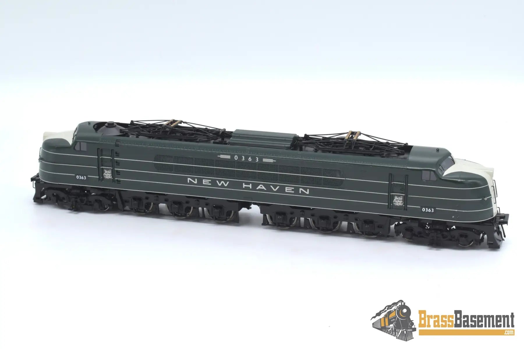 Ho Brass - Omi 6287.2 New Haven Ep - 4 Passenger Electric Factory Painted Hunter