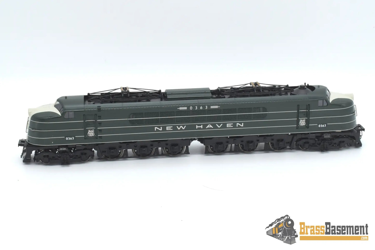Ho Brass - Omi 6287.2 New Haven Ep - 4 Passenger Electric Factory Painted Hunter