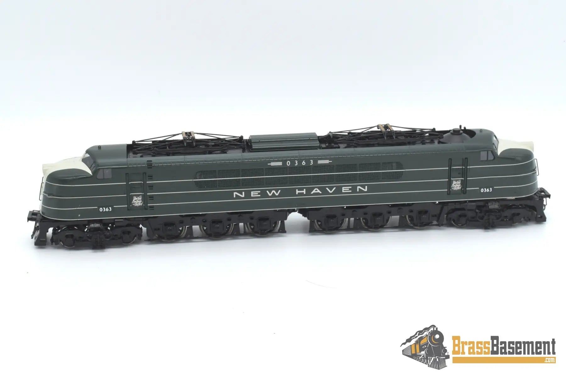 Ho Brass - Omi 6287.2 New Haven Ep - 4 Passenger Electric Factory Painted Hunter