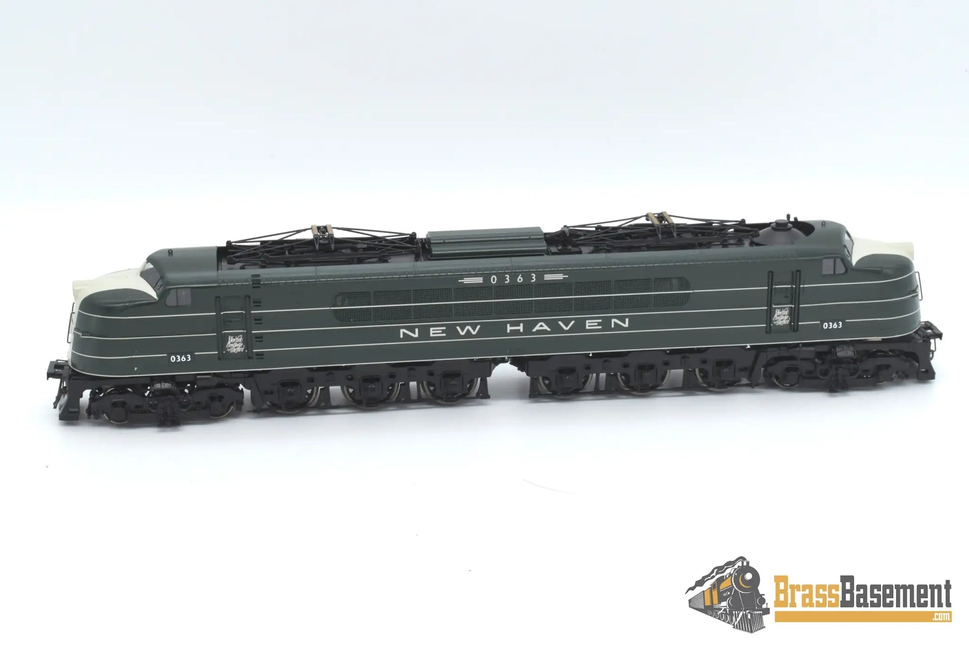 Ho Brass - Omi 6287.2 New Haven Ep - 4 Passenger Electric Factory Painted Hunter