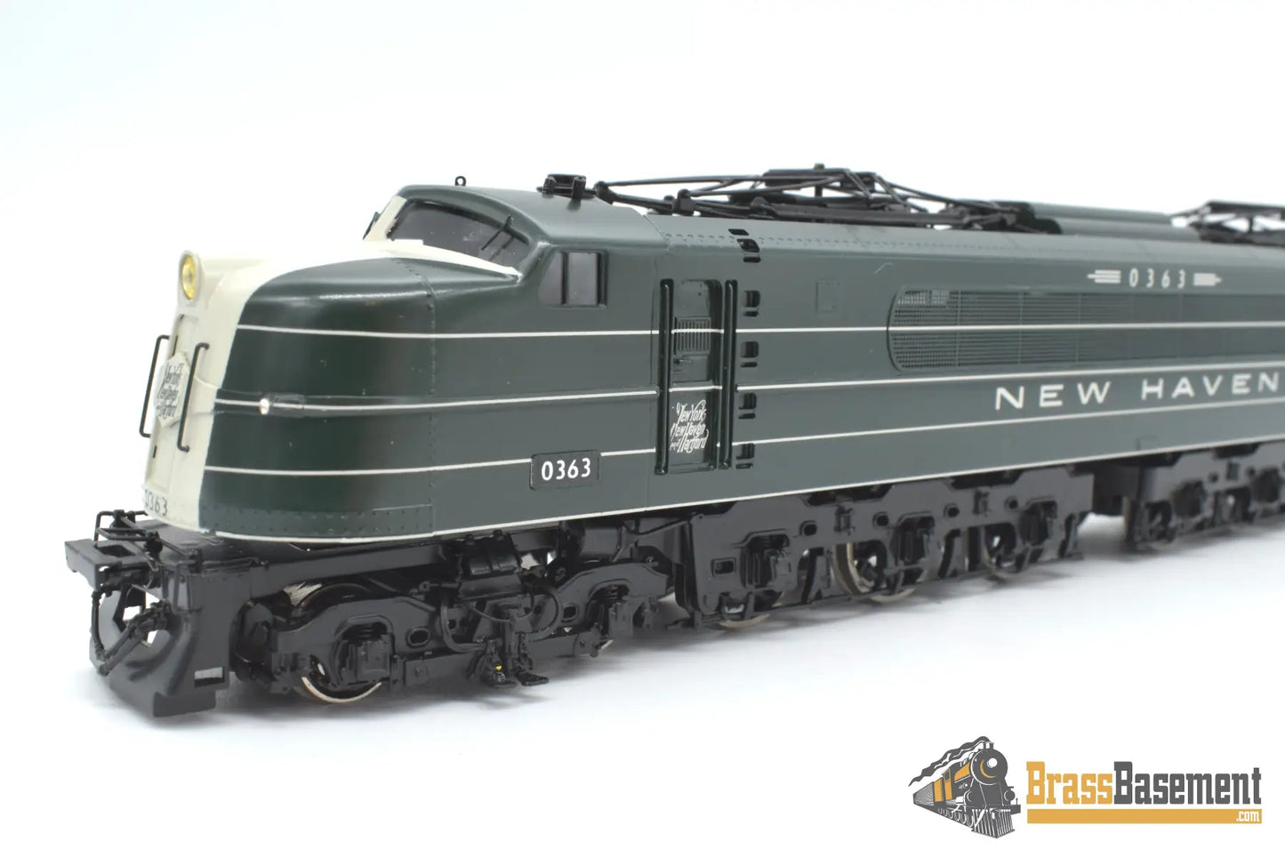 Ho Brass - Omi 6287.2 New Haven Ep - 4 Passenger Electric Factory Painted Hunter