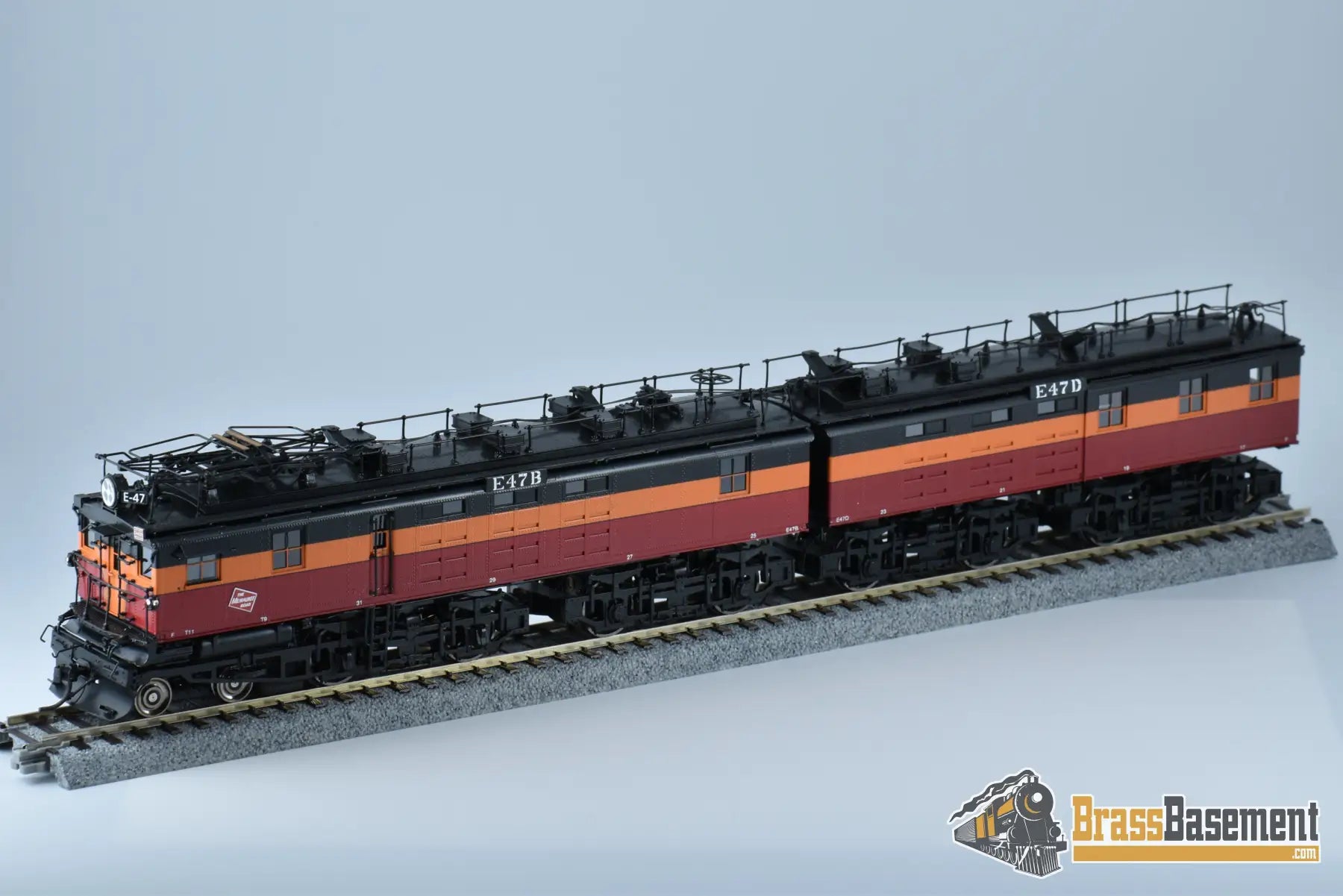Ho Brass - Omi 6295.1 Milwaukee Road Ef - 5 Boxcab E47 Set 4 Locomotives Electric