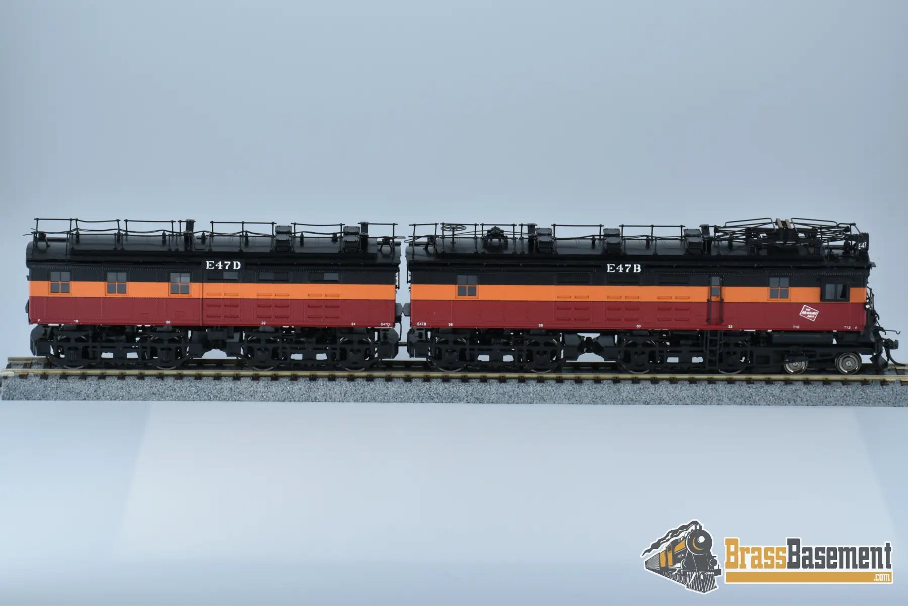 Ho Brass - Omi 6295.1 Milwaukee Road Ef - 5 Boxcab E47 Set 4 Locomotives Electric