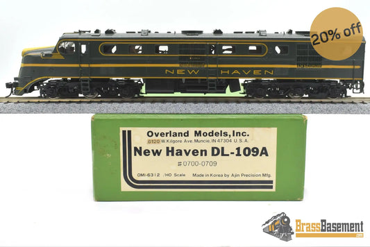 Ho Brass - Omi 6312 New Haven Dl-109 #0701 Custom Green Paint Diesel
