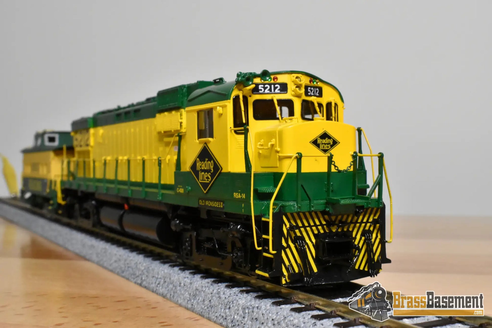 HO Brass - OMI 6350.1 Reading C-430 AAR Trucks #5212 ’Old Ironsides II’ - FP - Diesel