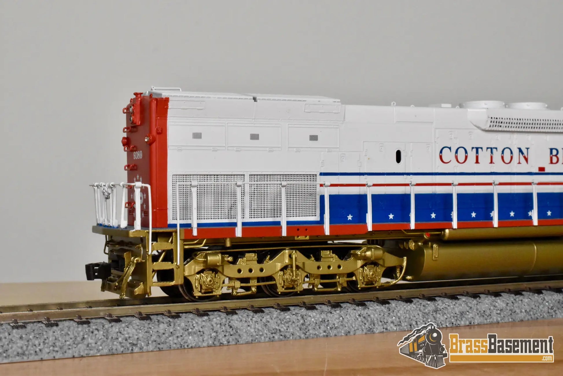 HO Brass - OMI 6381.1 SSW Cotton Belt SD45T-2 Bicentennial #9389 - F/P Mint - Diesel