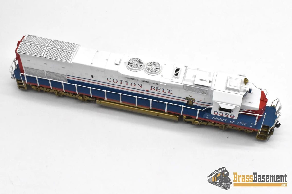 HO Brass - OMI 6381.1 SSW Cotton Belt SD45T-2 Bicentennial #9389 - F/P Mint - Diesel