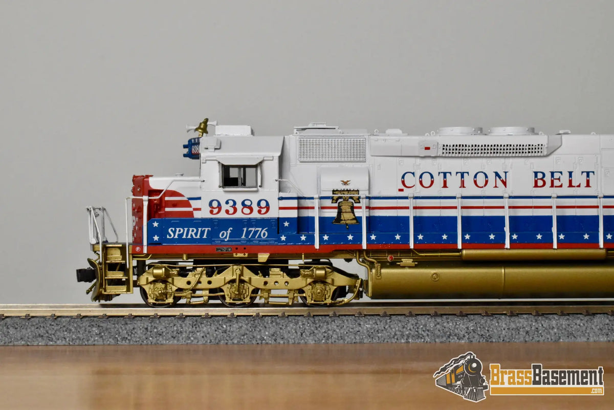 HO Brass - OMI 6381.1 SSW Cotton Belt SD45T-2 Bicentennial #9389 - F/P Mint - Diesel