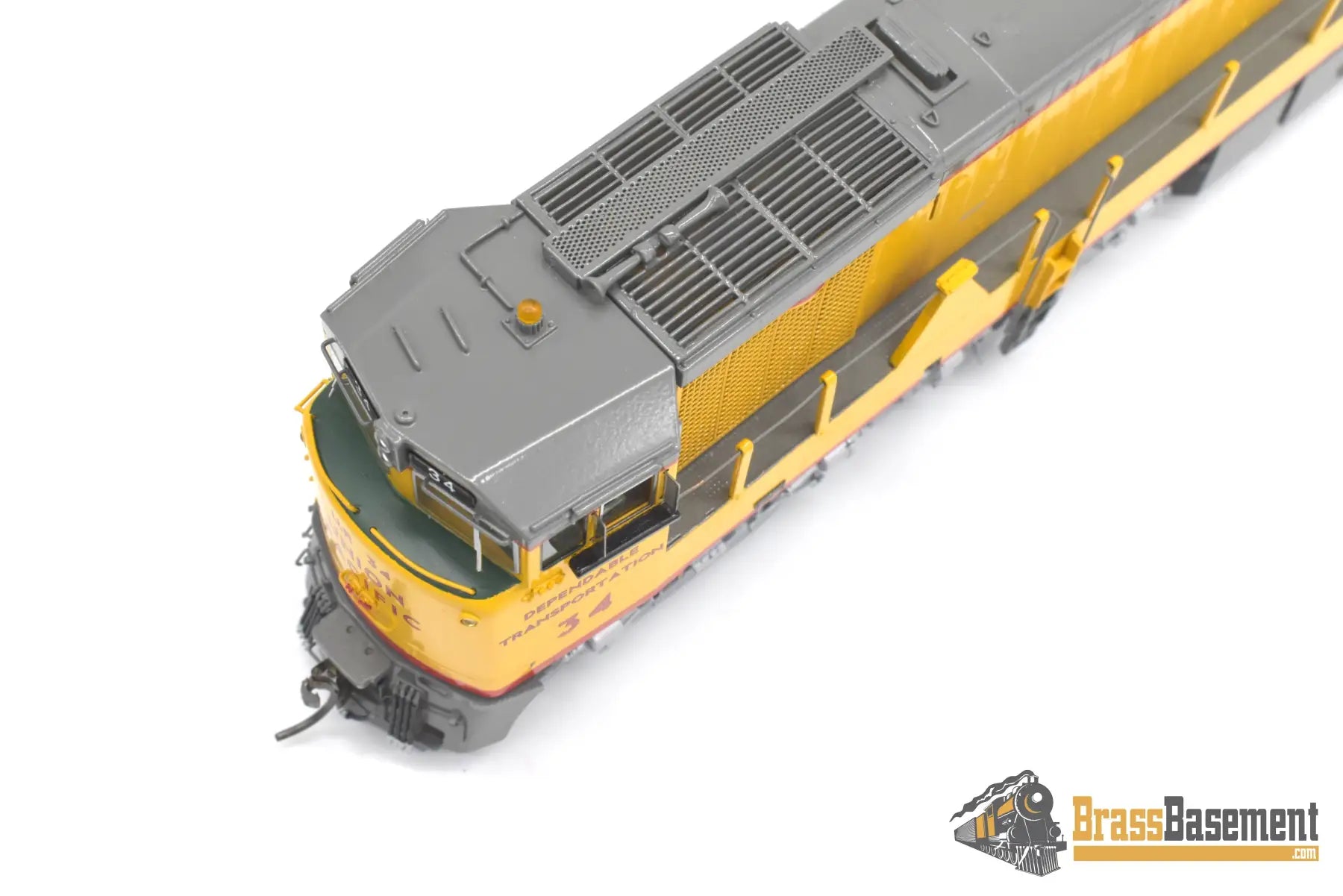 Ho Brass - Omi 6421.1 Union Pacific Up U50D #34 ‘Dependable Transportation’ F/P 2002 Run Diesel