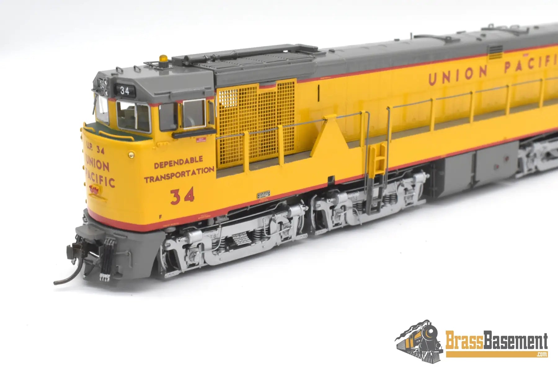 Ho Brass - Omi 6421.1 Union Pacific Up U50D #34 ‘Dependable Transportation’ F/P 2002 Run Diesel