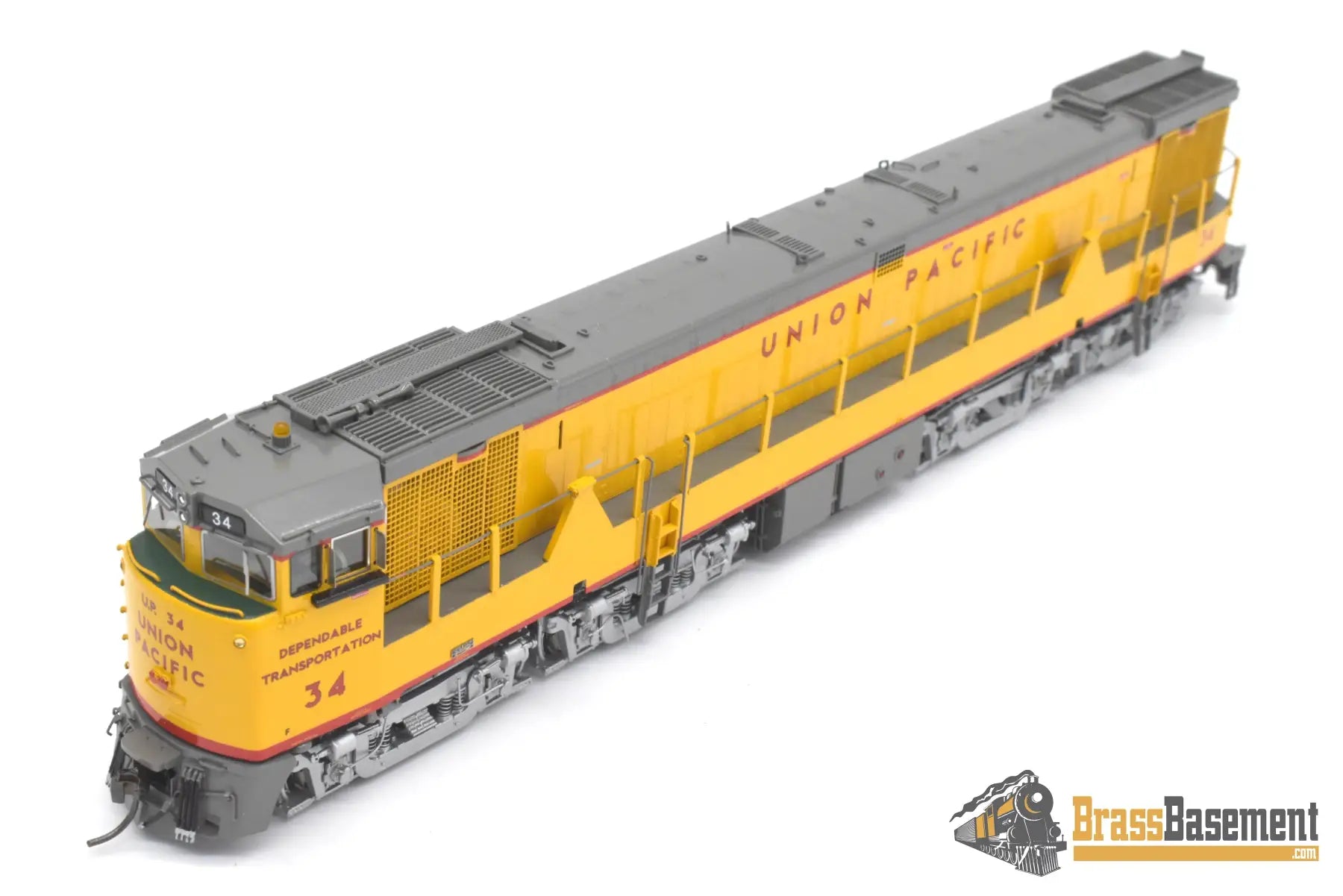 Ho Brass - Omi 6421.1 Union Pacific Up U50D #34 ‘Dependable Transportation’ F/P 2002 Run Diesel