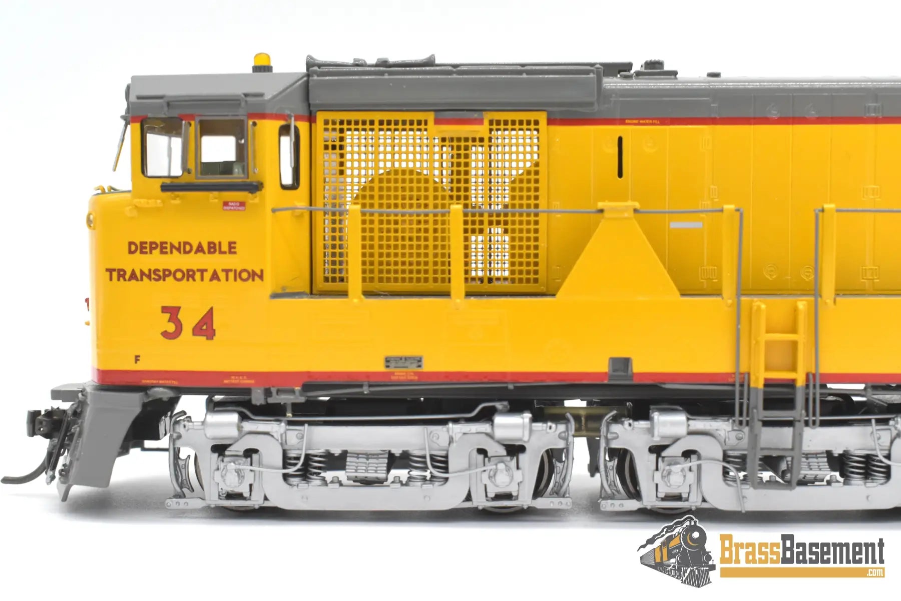Ho Brass - Omi 6421.1 Union Pacific Up U50D #34 ‘Dependable Transportation’ F/P 2002 Run Diesel
