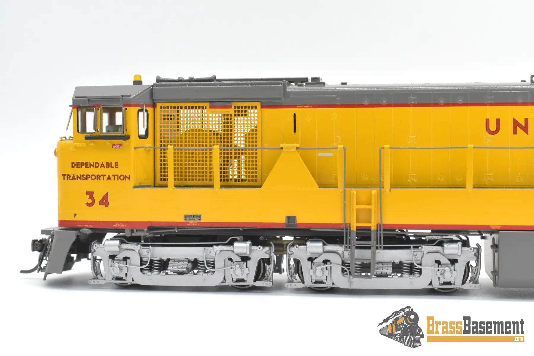 Ho Brass - Omi 6421.1 Union Pacific Up U50D #34 ‘Dependable Transportation’ F/P 2002 Run Diesel