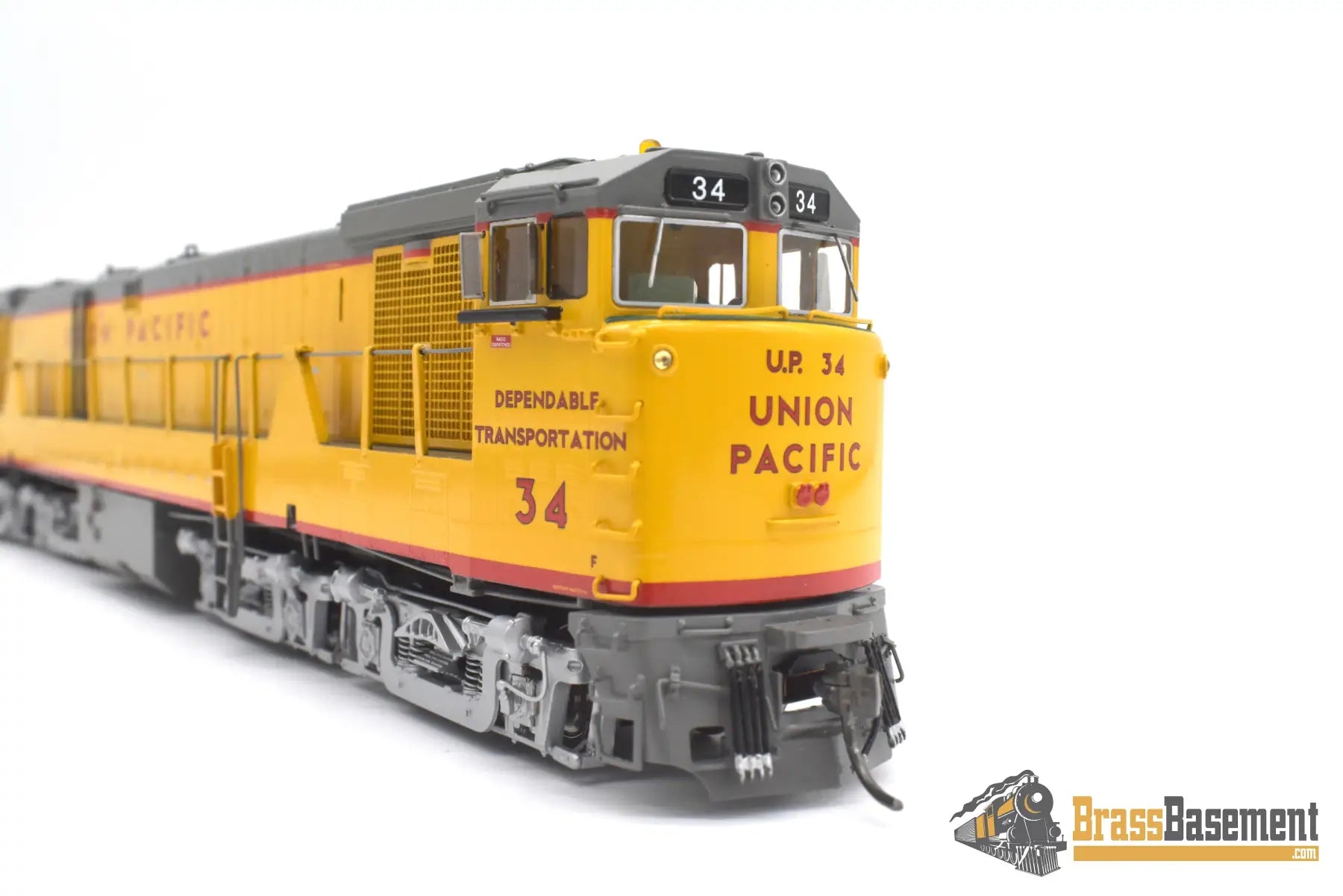 Ho Brass - Omi 6421.1 Union Pacific Up U50D #34 ‘Dependable Transportation’ F/P 2002 Run Diesel