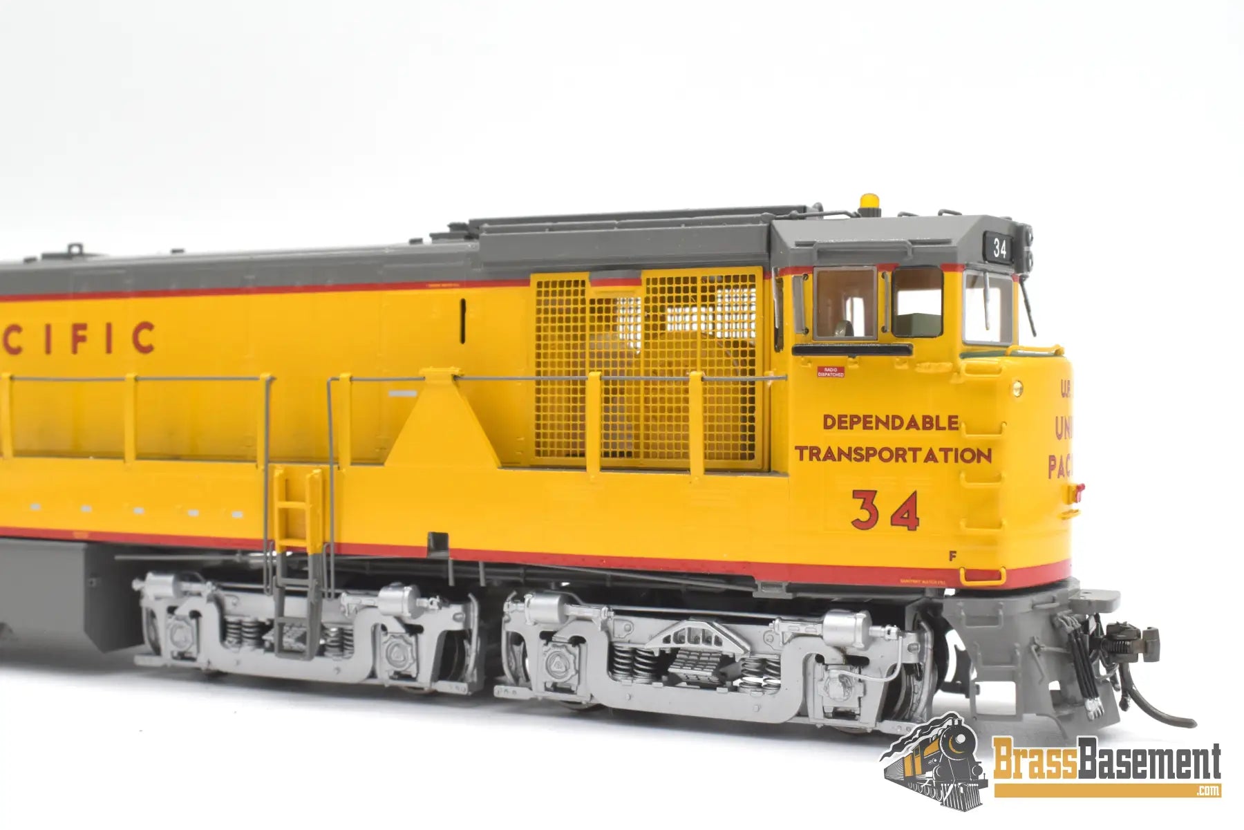 Ho Brass - Omi 6421.1 Union Pacific Up U50D #34 ‘Dependable Transportation’ F/P 2002 Run Diesel