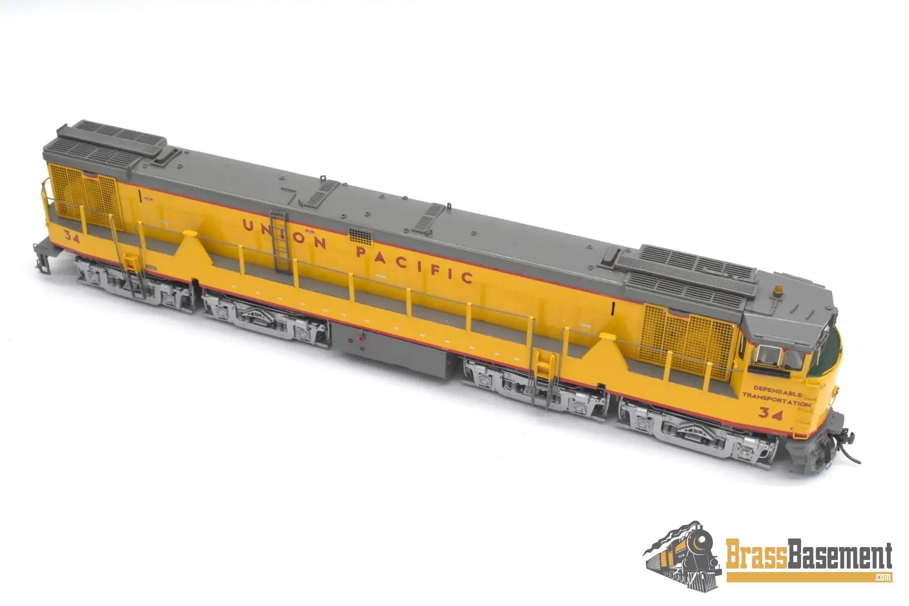 Ho Brass - Omi 6421.1 Union Pacific Up U50D #34 ‘Dependable Transportation’ F/P 2002 Run Diesel