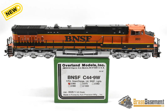 HO Brass - OMI 6528.1 BNSF C44-9W #960 H-1 Paint - F/P 1997 Run - Diesel