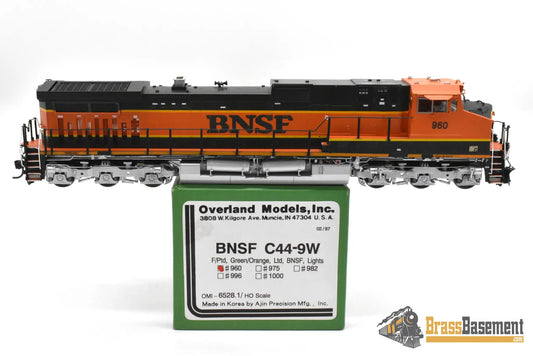 HO Brass - OMI 6528.1 BNSF C44-9W #960 H-1 Paint - F/P 1997 Run - Diesel