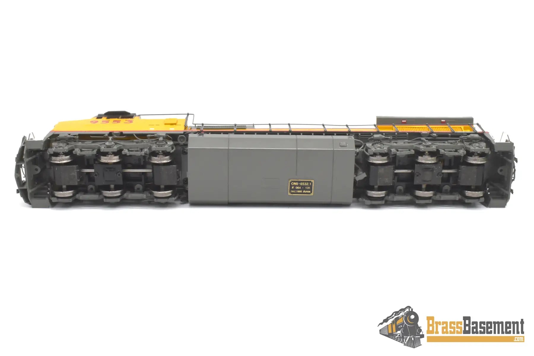 Ho Brass - Omi 6532.1 Union Pacific Up Dash 8-41Cw #9553 Factory Painted Armour Yellow Diesel