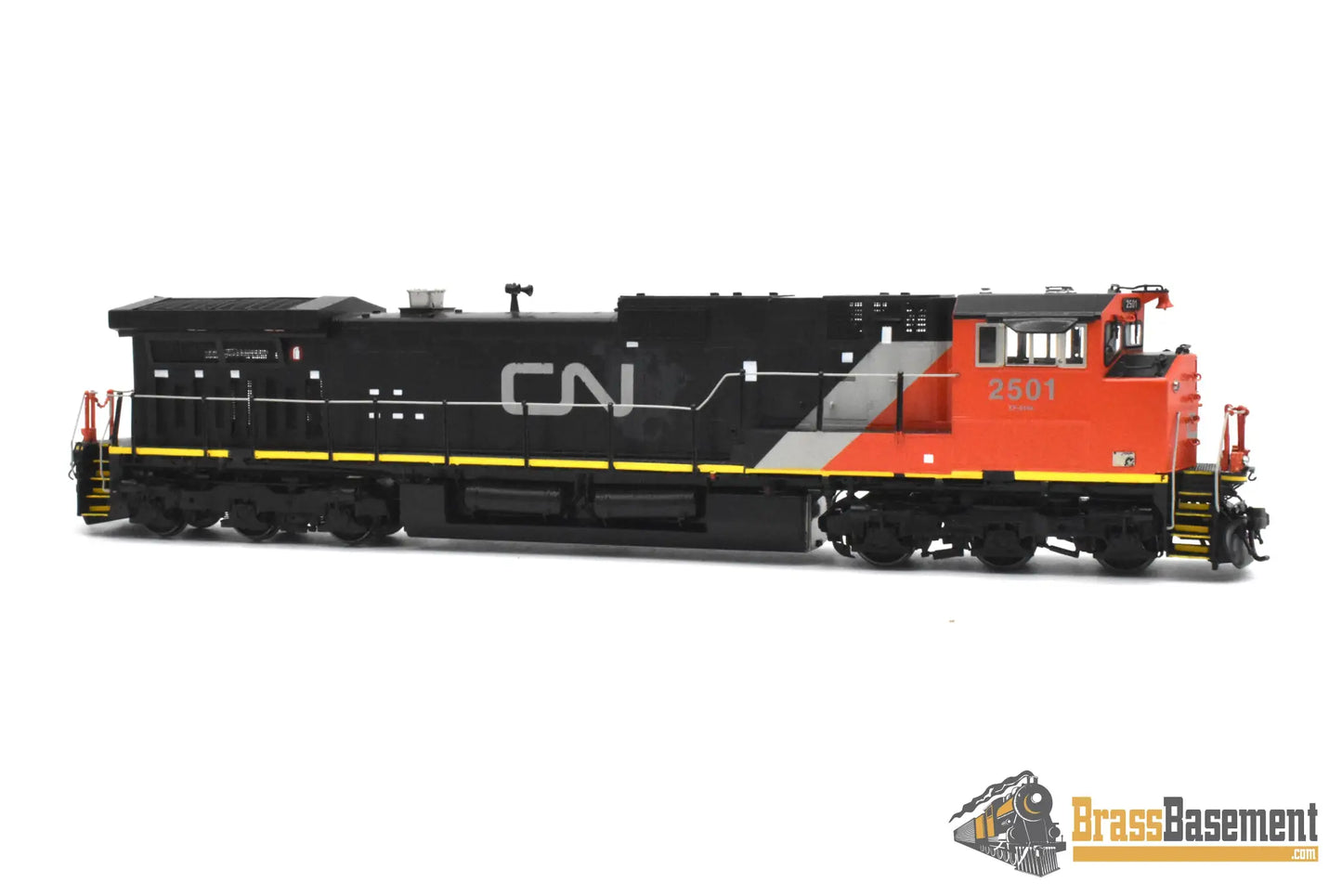 HO Brass - OMI 6535.1 CNR Canadian National C44-9W #2501 - F/P Red/Black ’EF-644a’ - Diesel