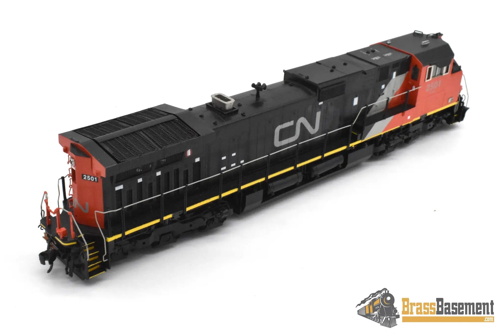 HO Brass - OMI 6535.1 CNR Canadian National C44-9W #2501 - F/P Red/Black ’EF-644a’ - Diesel
