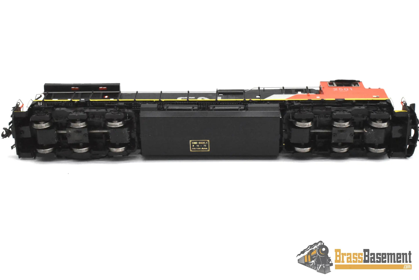 HO Brass - OMI 6535.1 CNR Canadian National C44-9W #2501 - F/P Red/Black ’EF-644a’ - Diesel
