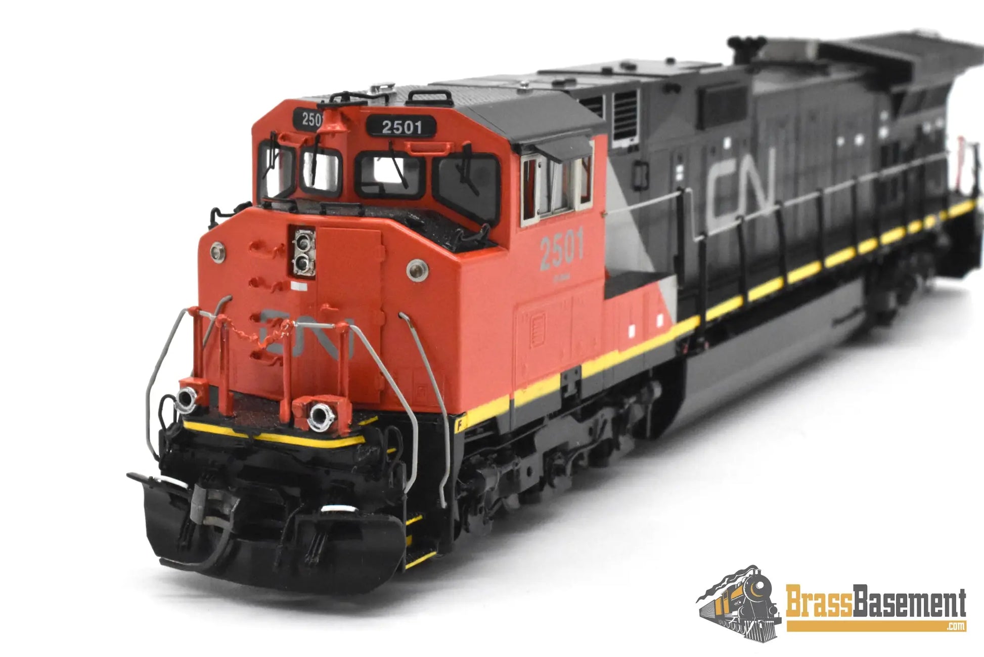 HO Brass - OMI 6535.1 CNR Canadian National C44-9W #2501 - F/P Red/Black ’EF-644a’ - Diesel