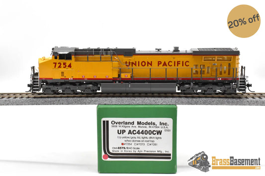HO Brass - OMI 6579.1 Union Pacific UP AC4400CW #7254 w/ GPS Dome - F/P 2001 Run MINT - Diesel