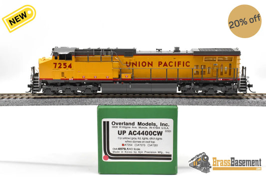 HO Brass - OMI 6579.1 Union Pacific UP AC4400CW #7254 w/ GPS Dome - F/P 2001 Run MINT - Diesel