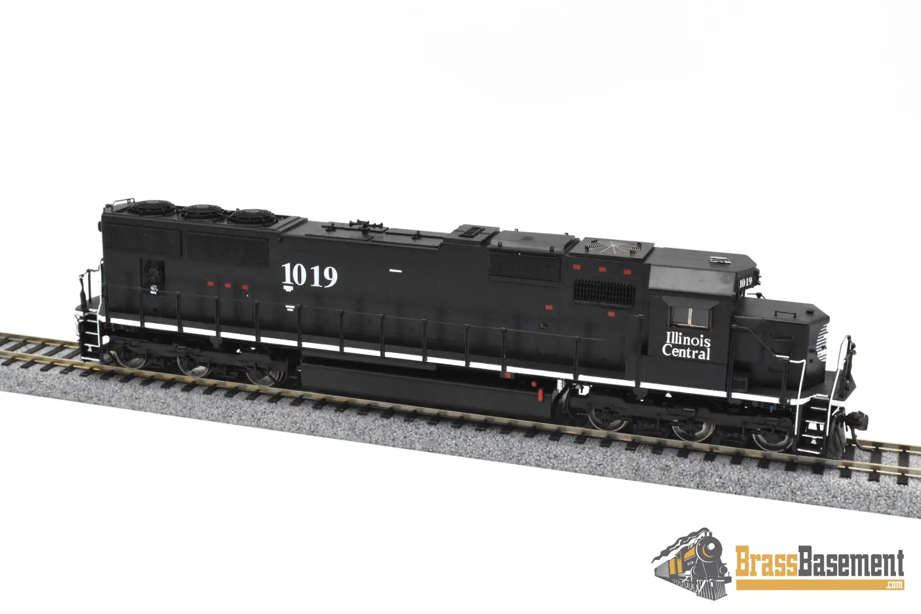 HO Brass OMI 6603.1 Illinois Central IC SD70 #1019 C/P Black Death Star Diesel