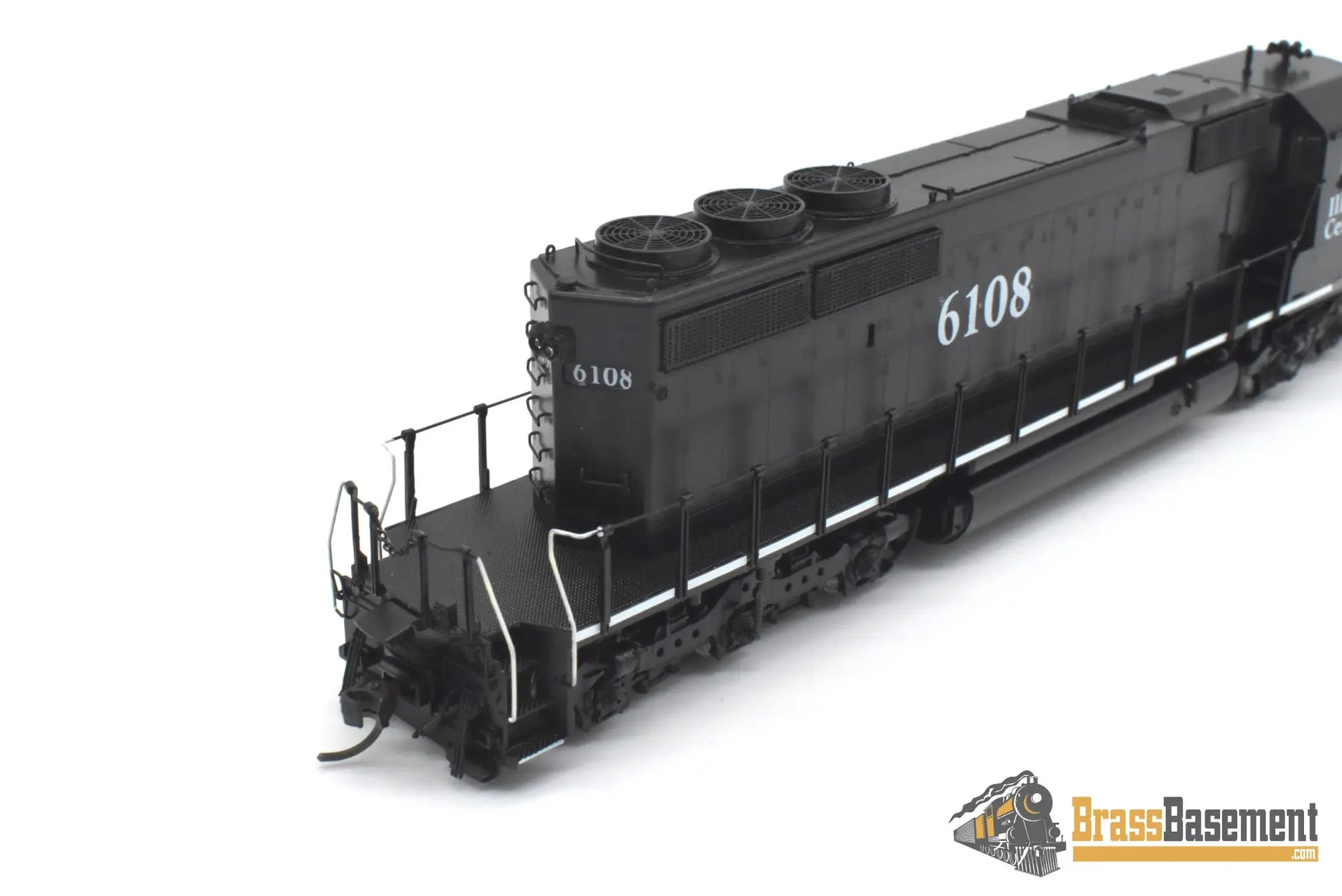 HO Brass - OMI 6669.1 Illinois Central SD40-2 #6108 C/P Black Death Star Diesel