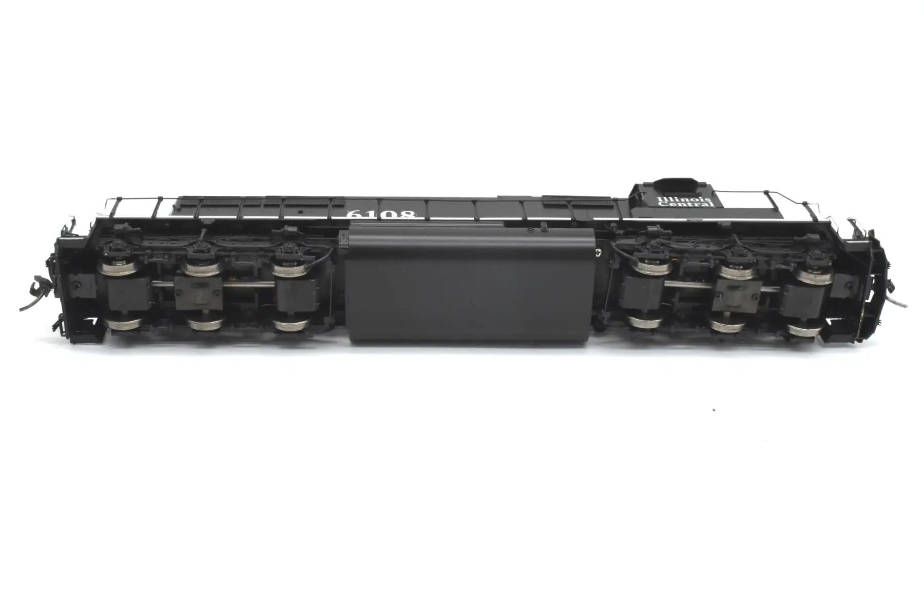 HO Brass - OMI 6669.1 Illinois Central SD40-2 #6108 C/P Black Death Star Diesel