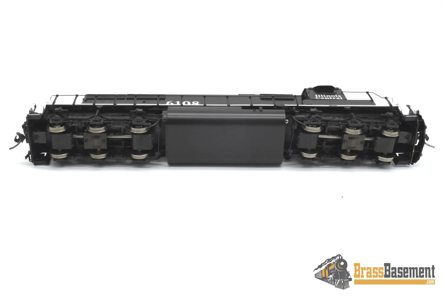 HO Brass - OMI 6669.1 Illinois Central SD40-2 #6108 C/P Black Death Star Diesel
