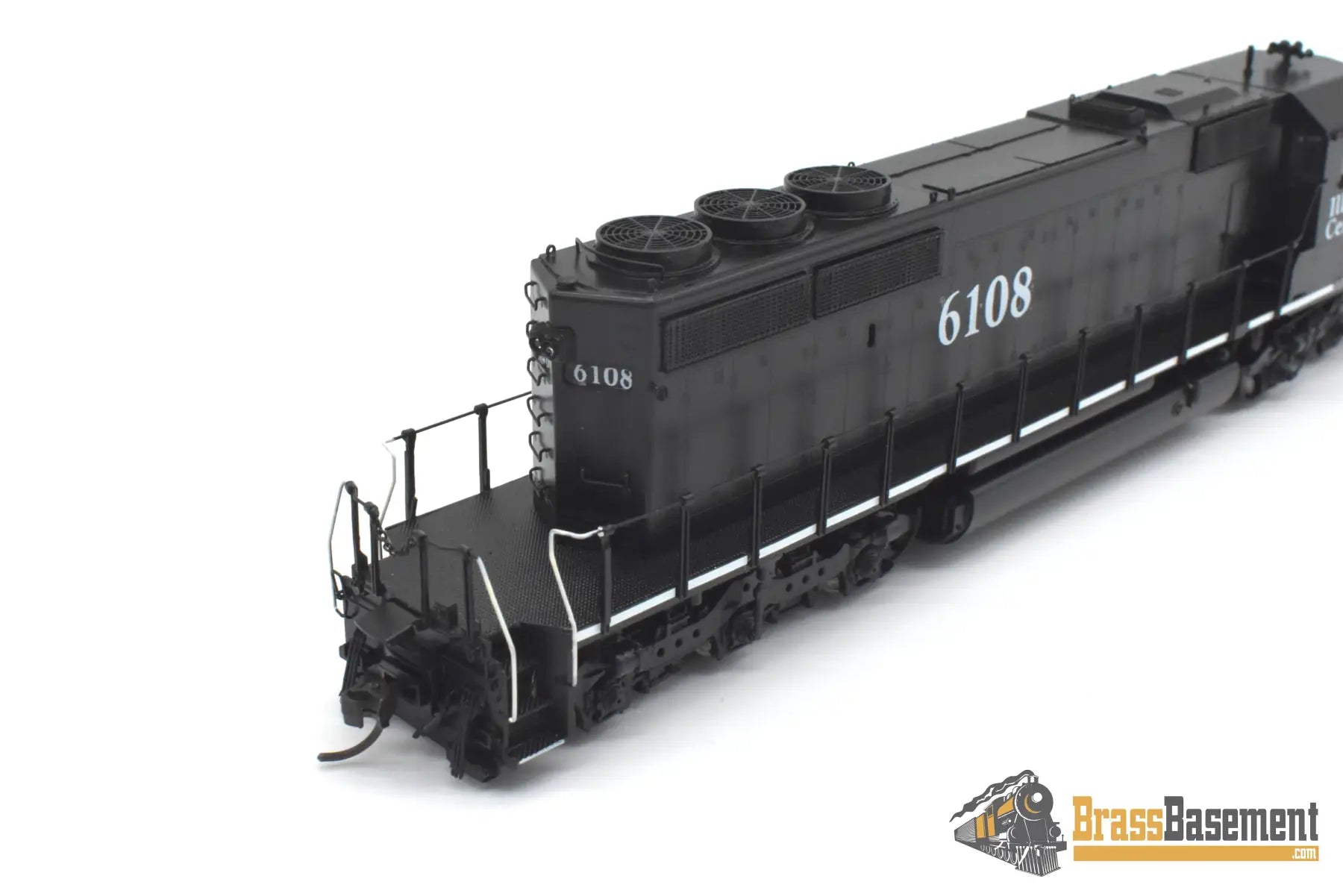 HO Brass - OMI 6669.1 Illinois Central SD40-2 #6108 C/P Black Death Star Diesel
